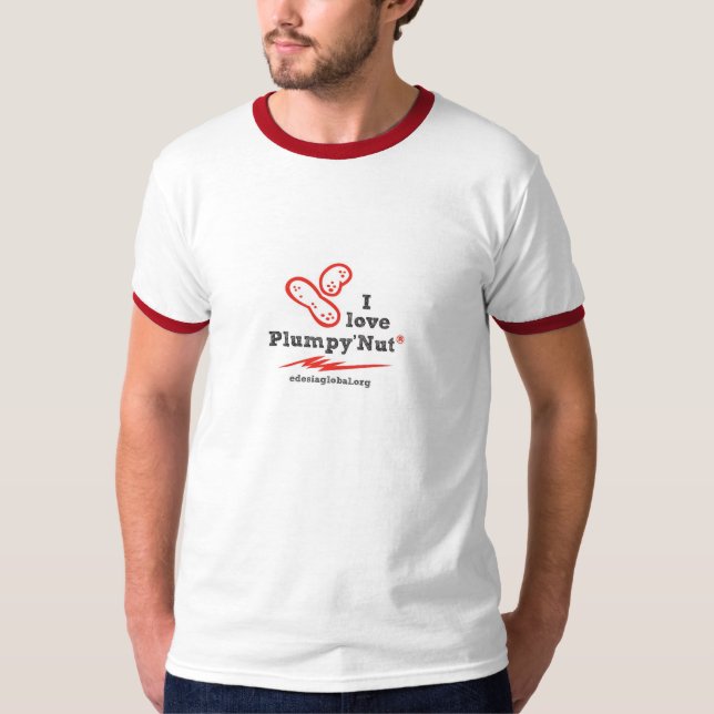 Amo la camiseta de Plumpy'Nut (para hombre) (Anverso)