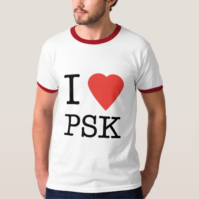 Amo la camiseta de PSK (Anverso)