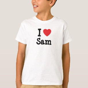 Amo la camiseta de Sam Heart