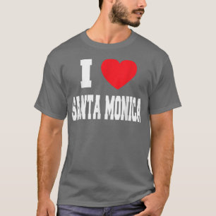 Amo la camiseta de Santa Mónica