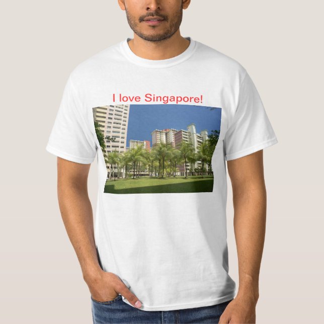 ¡Amo la camiseta de Singapur! (Anverso)