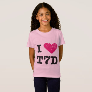 Amo la camiseta de t7d (los chicas)