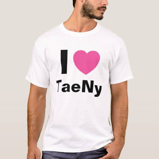 Amo la camiseta de TaeNy (Anverso)