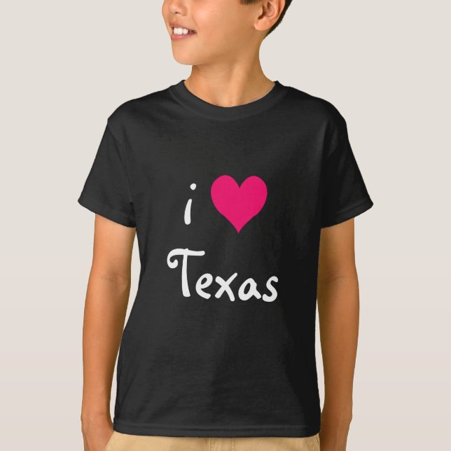 Amo la camiseta de Texas (Anverso)