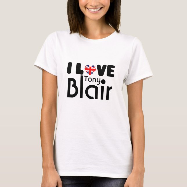 Amo la camiseta de Tony Blair el | (Anverso)