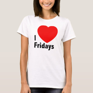 Amo la camiseta de viernes