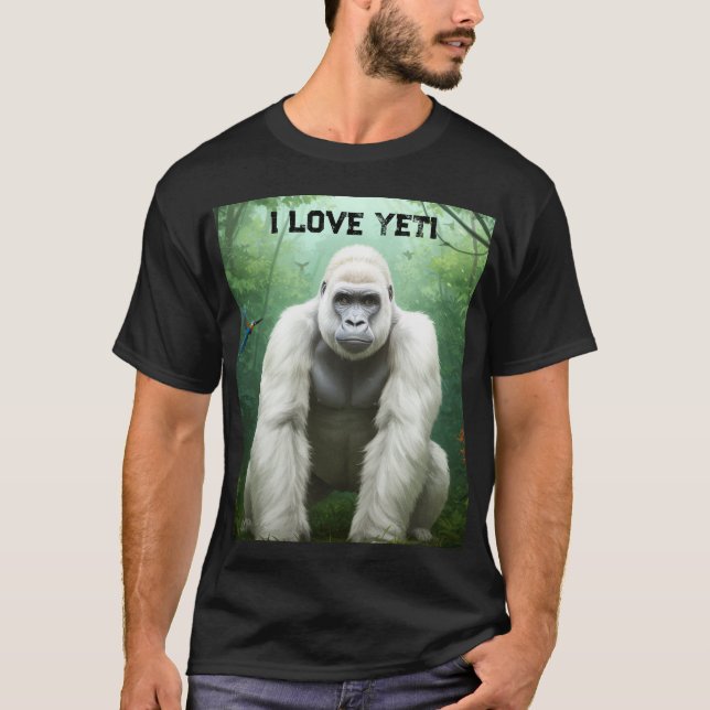 Amo la camiseta de Yetti (Anverso)