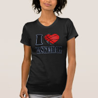 Amo la camiseta del baloncesto