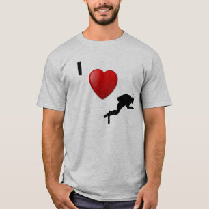 AMO LA CAMISETA DEL BUCEO CON ESCAFANDRA