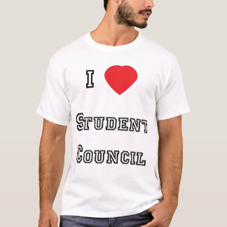 Amo la camiseta del consejo de estudiantes