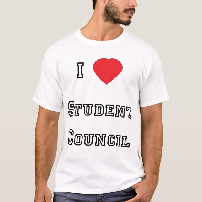Amo la camiseta del consejo de estudiantes (Anverso)