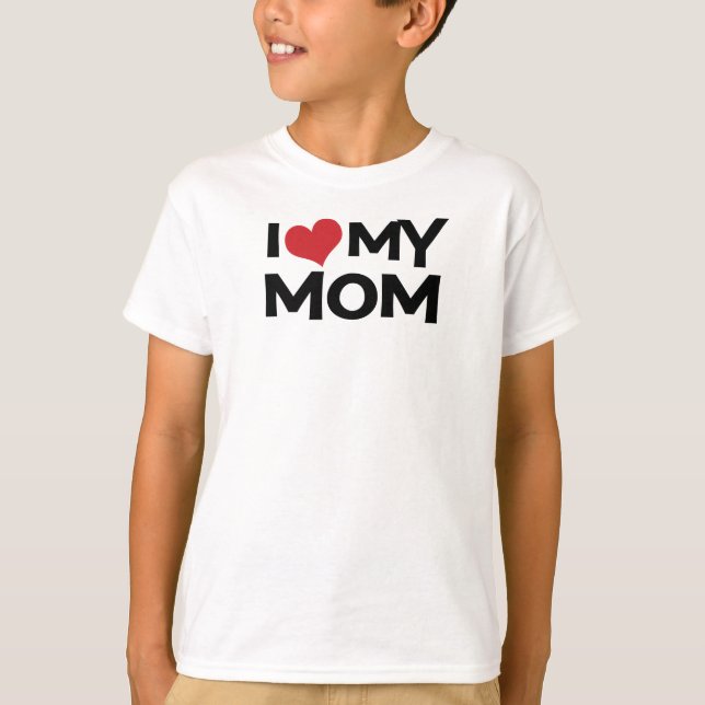 Amo la camiseta del Día de la Madre de mi madre (Anverso)
