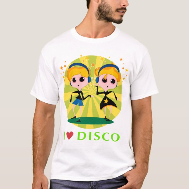 Amo la camiseta del disco (Anverso)