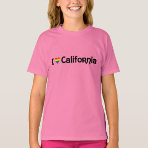 Amo la camiseta del estado de LGBT California