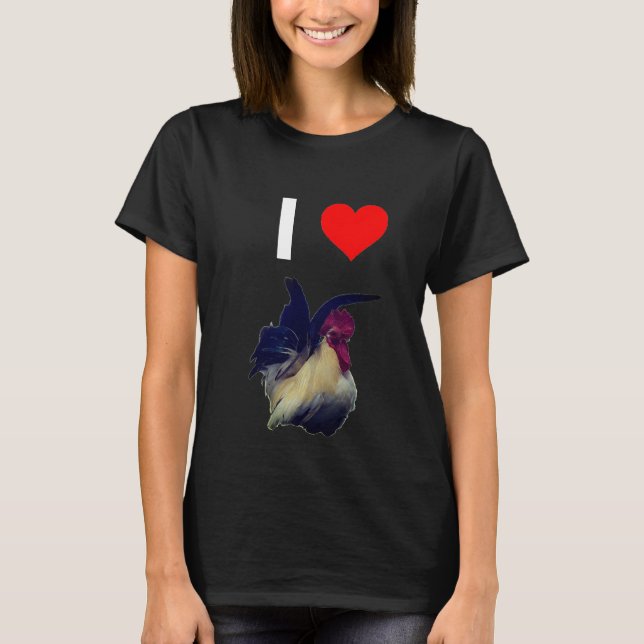 AMO la camiseta del GALLO (Anverso)