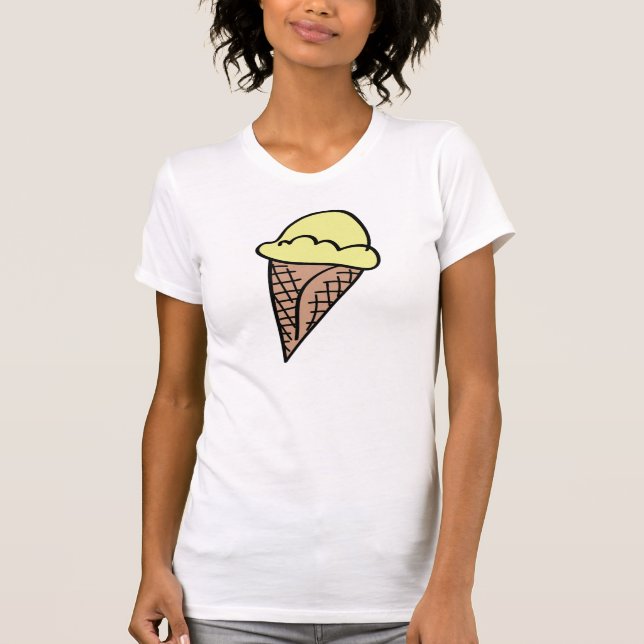 Amo la camiseta del helado (Anverso)