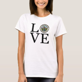 Amo la camiseta del mercado de los granjeros