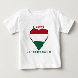 Amo la camiseta del niño de Keresztanya