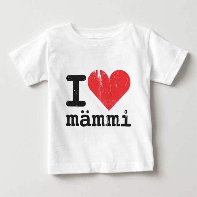 Amo la camiseta del niño de Mämmi (Anverso)