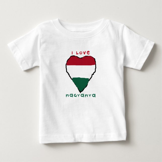 Amo la camiseta del niño de Nagyanya (Anverso)