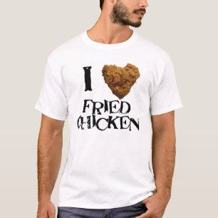 Amo la camiseta del pollo frito
