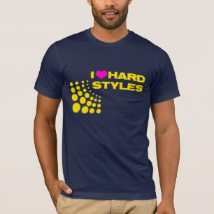Amo la camiseta dura de los estilos