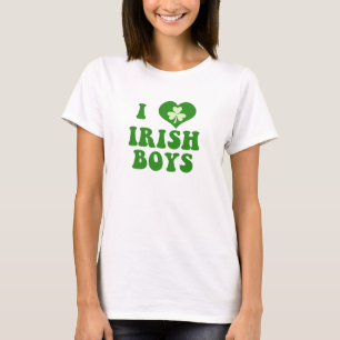 Amo la camiseta irlandesa de los muchachos