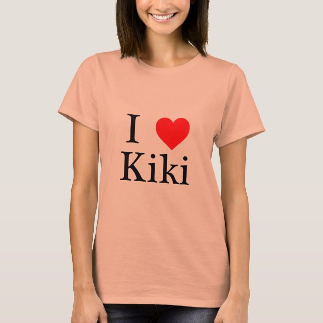 Amo la camiseta Kiki (Anverso)