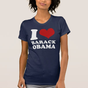 Amo la camiseta (limpia) de Barack Obama