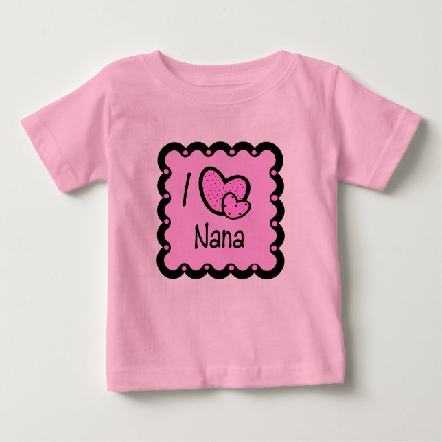 Amo la camiseta linda de Nana (Anverso)