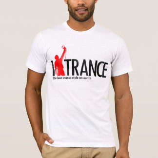 Amo la camiseta múcica del trance