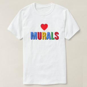 Amo la camiseta Murals™