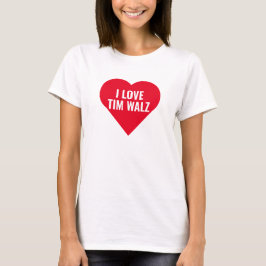 Amo la camiseta Tim Walz