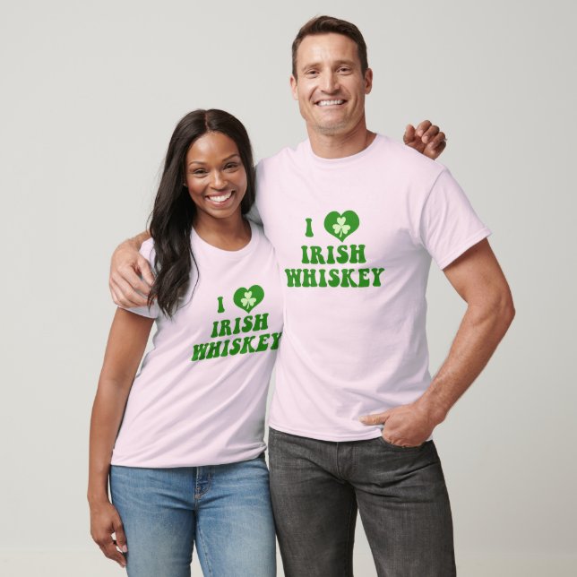 Amo la camiseta Whiskey irlandesa (Unisexo)