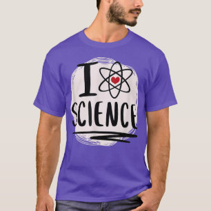 Amo la ciencia Graciosa Científica Química Camisa 
