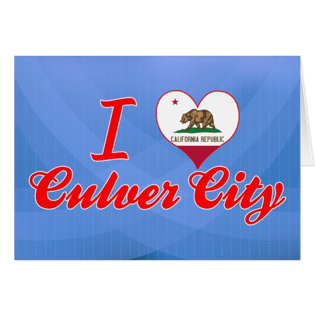 Amo la ciudad de Culver, California (Anverso (Horizontal))