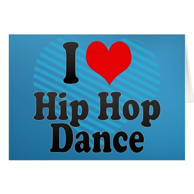 Amo la danza de Hip Hop (Anverso (Horizontal))