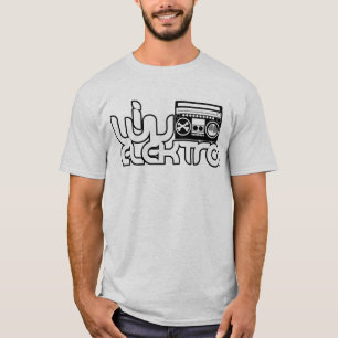 amo la electro camiseta
