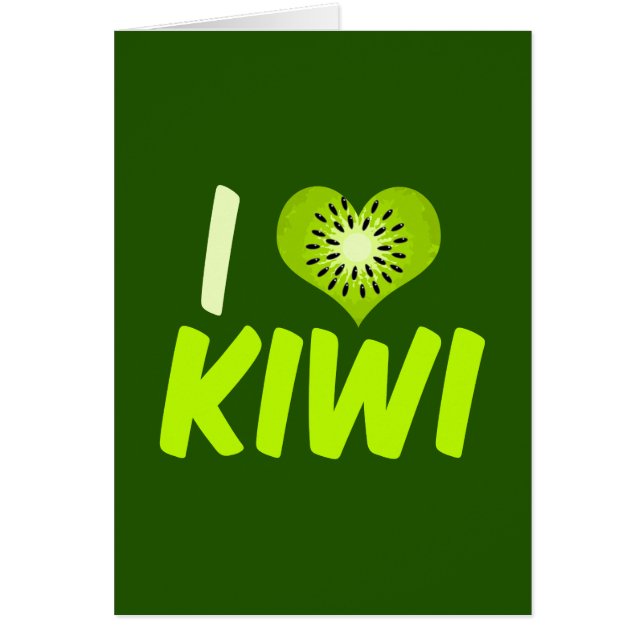 Amo la fruta de Kiwi (Frente)