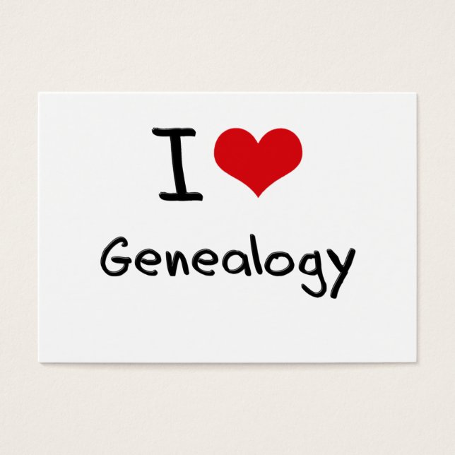 Amo la genealogía (Frente)