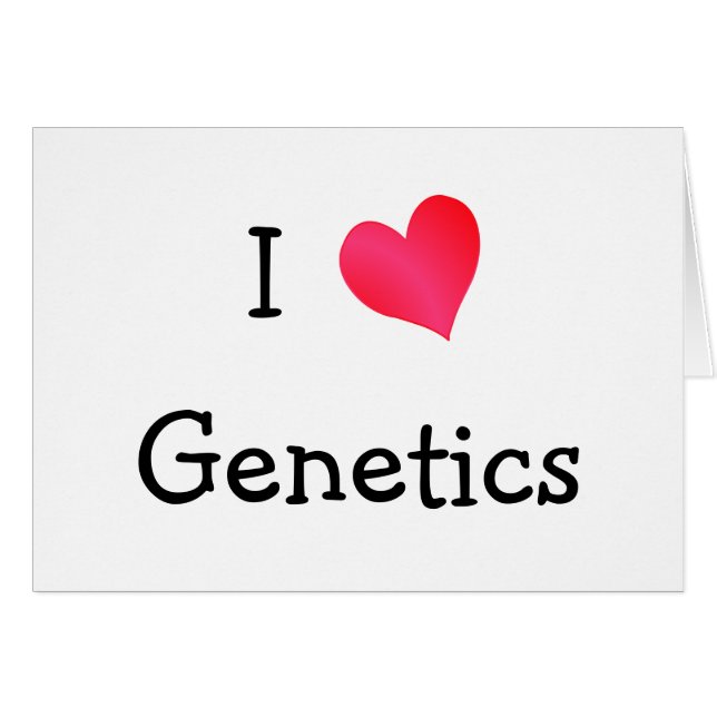 Amo la genética (Anverso (Horizontal))