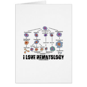 Amo la hematología (el linaje del glóbulo)