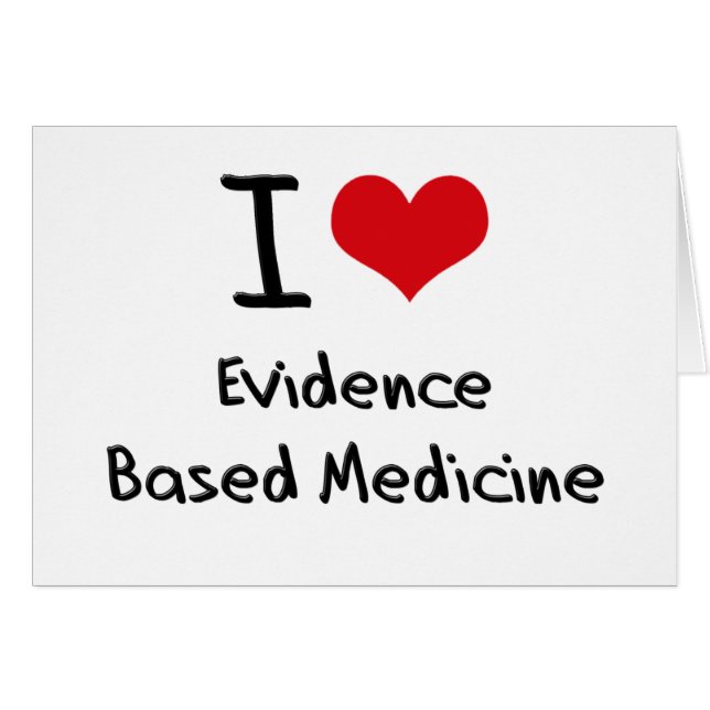 Amo la medicina basada las pruebas (Anverso (Horizontal))