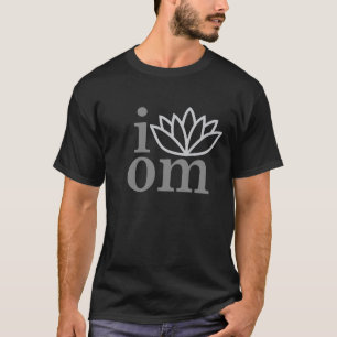 Amo la meditación T centrado camisa de la yoga de