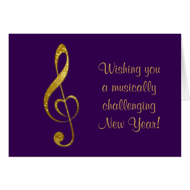 Amo la música - tarjeta (Anverso (Horizontal))