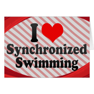 Amo la natación sincronizada