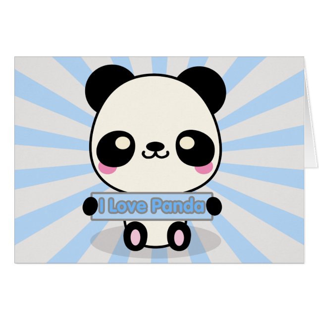 Amo la panda (Anverso (Horizontal))