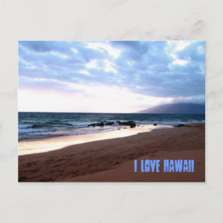 Amo la postal de Hawaii
