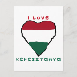 Amo la postal de Keresztanya
