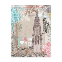 Amo la postal de Nueva York